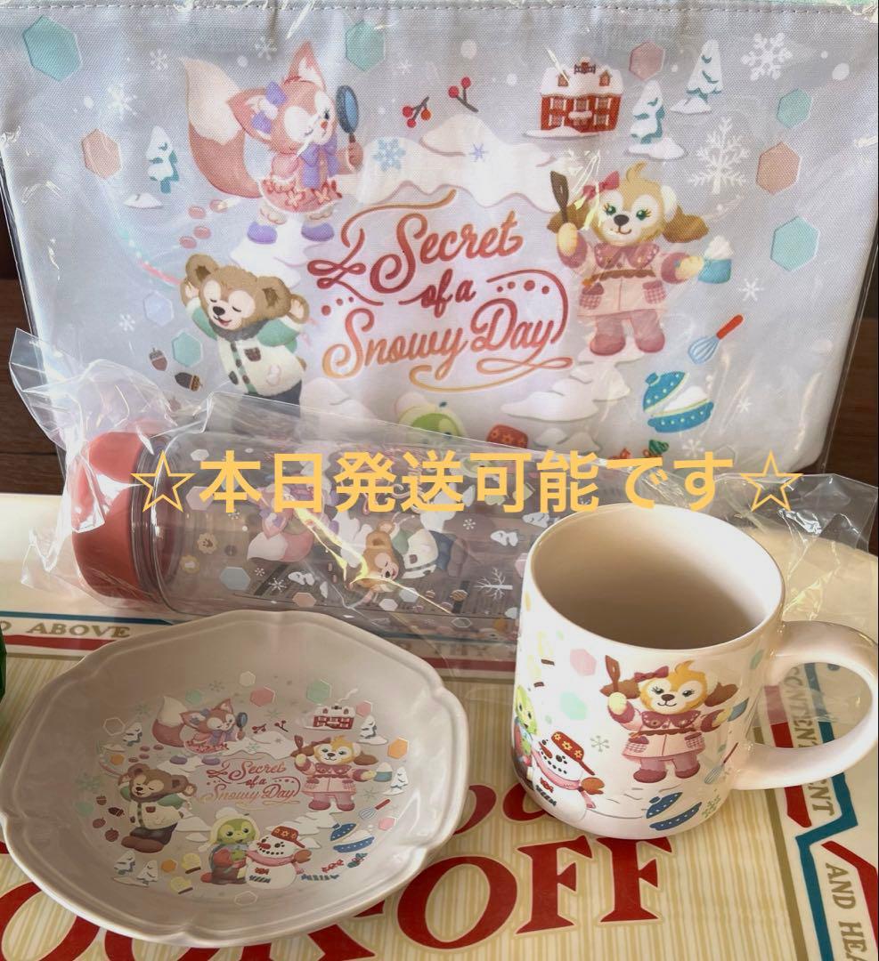 ディズニーシー ダッフィー シークレットオブスノーウィーデイ スーベニア4点