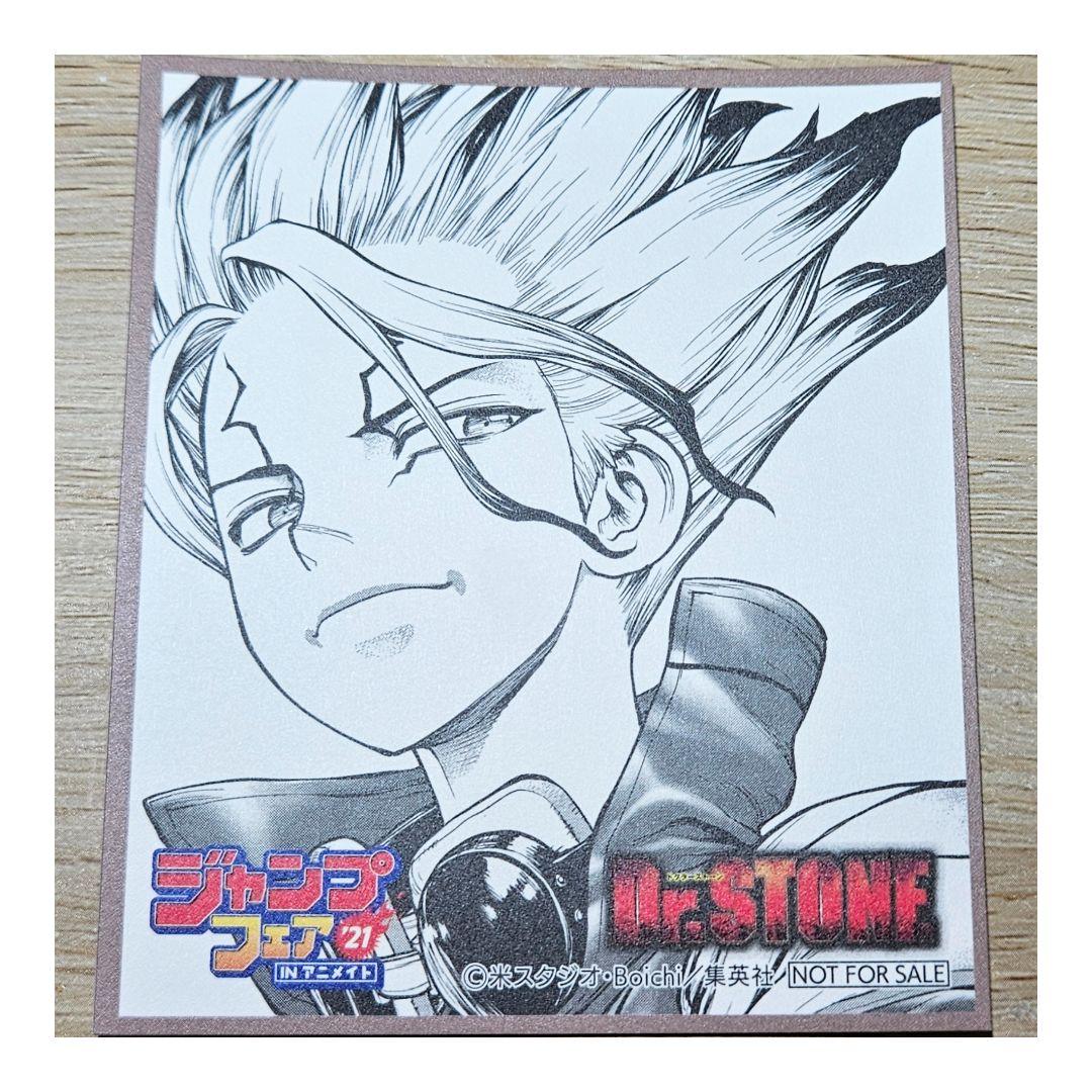 ジャンプフェア21 inアニメイト ミニ色紙 Dr.STONE 石神千空