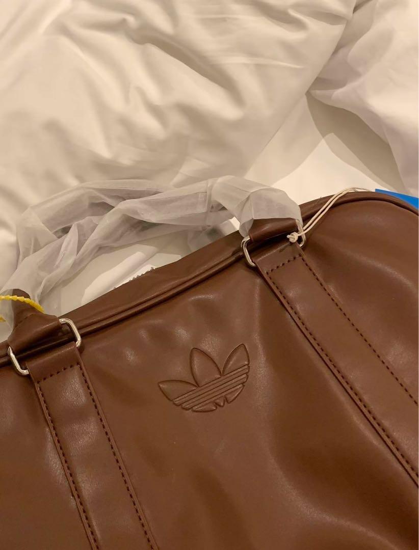 Adidas アディダス PUハンドバッグ ショルダー 2way ブラウン adidas PUハンドバッグ ショルダーバッグ 2way マットブラウン