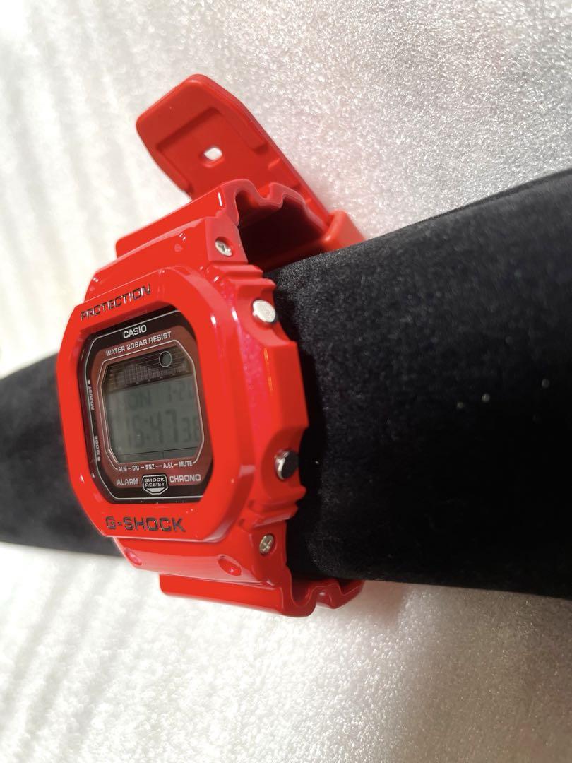 カシオ G-SHOCK GLX-5600 G-LIDE レッド