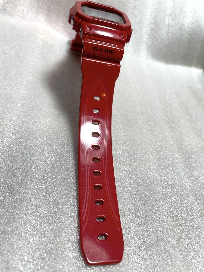 カシオ G-SHOCK GLX-5600 G-LIDE レッド