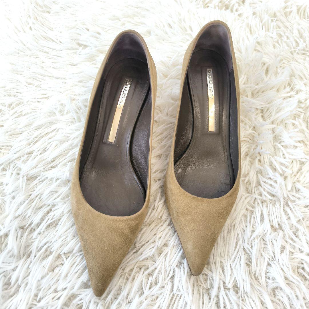 Deuxieme Classe BALDAN ポインテッド スエード パンプス