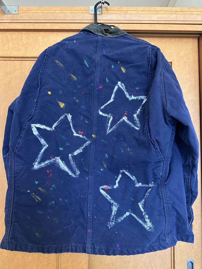 90s usa製　carharrt カーハート　カバーオール　リメイク