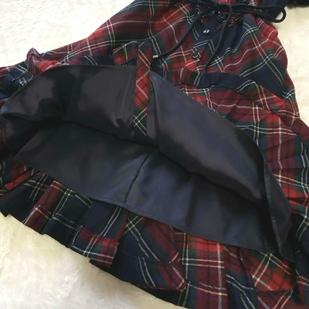 未使用タグ＊BURBERRY BLUE LABEL ワンピース 赤ノバチェック