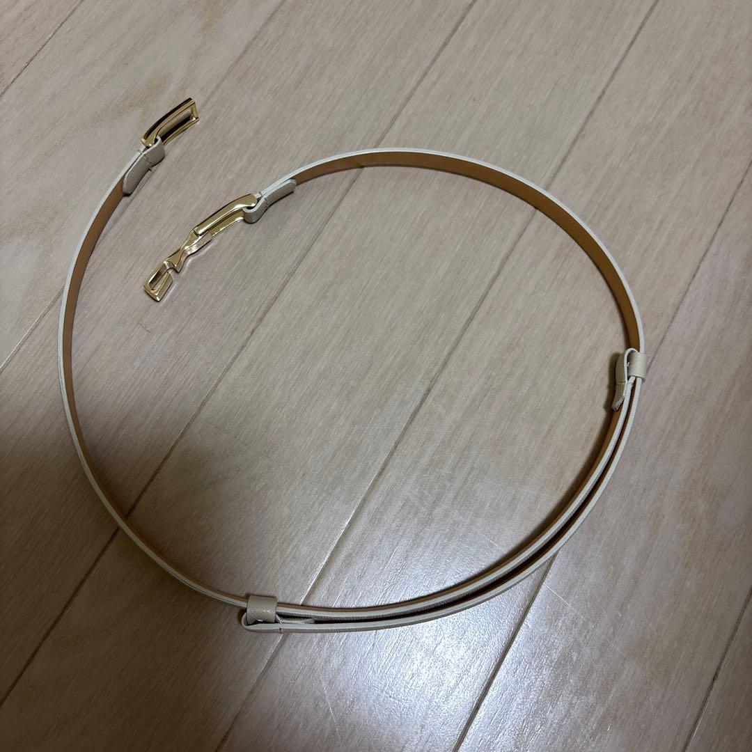 MACKINTOSH ホワイトレザーベルト