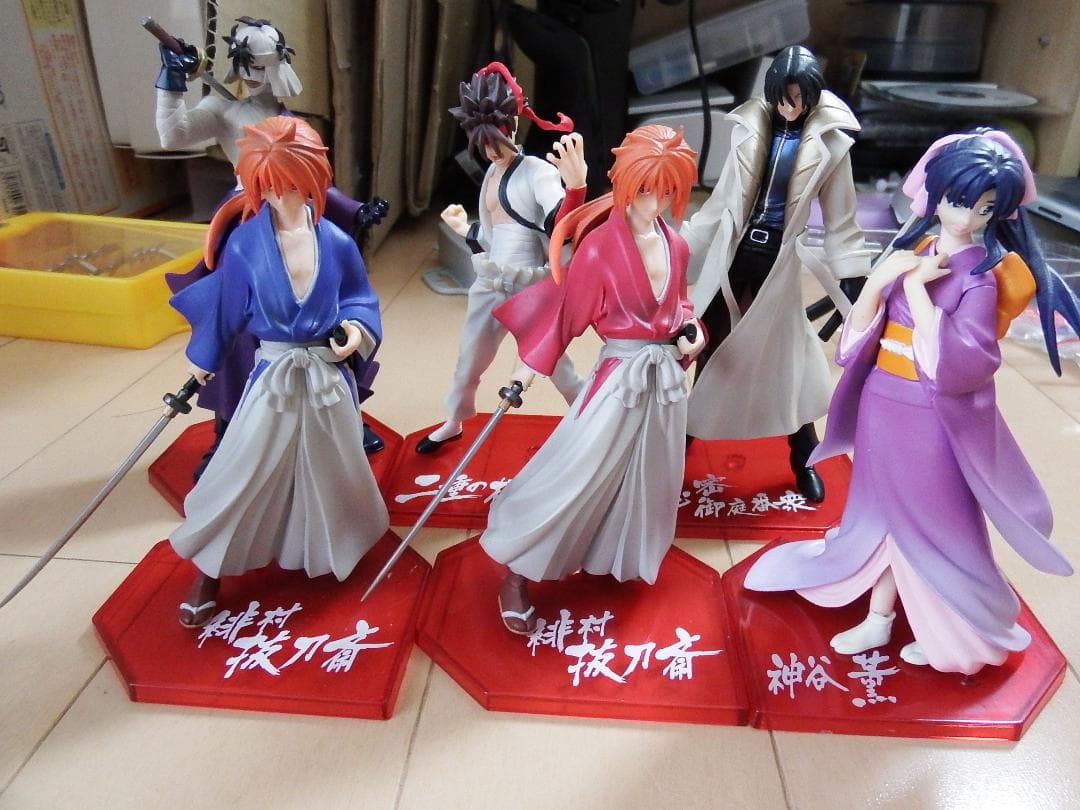 日本人気超絶の フィギュア 彩色演舞 るろうに剣心 シークレット込全6種 送料無料 コミック アニメ Slcp Lk