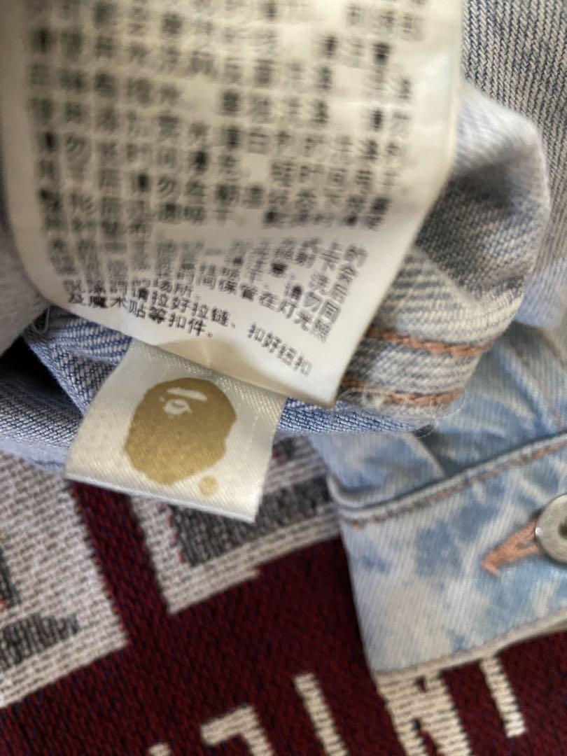 A BATHING APE BUSY WORKS 古着デニムセットアップ