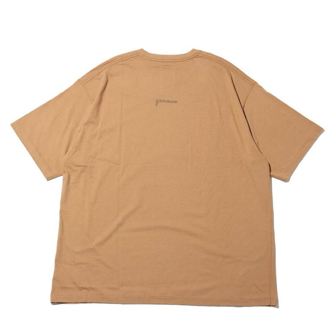 新品 ナナミカ S モカ 小浪次郎 フォトプリントTシャツ オーガニックコットン