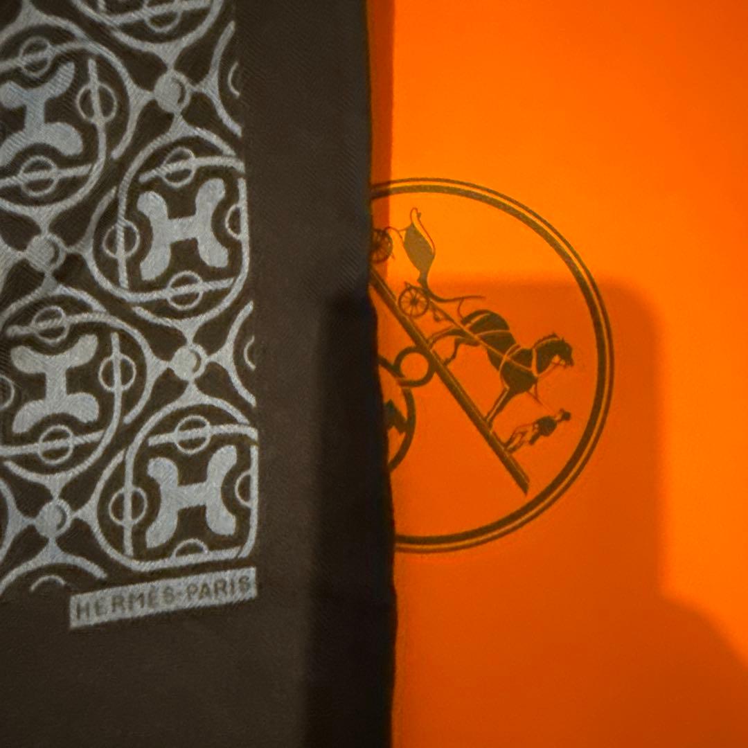 【未使用品】エルメスH柄マフラー 【未使用品】エルメスH柄マフラー