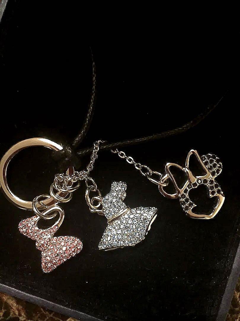 新品 スワロフスキー ディズニー SWAROVSKI ネックレス ミニー