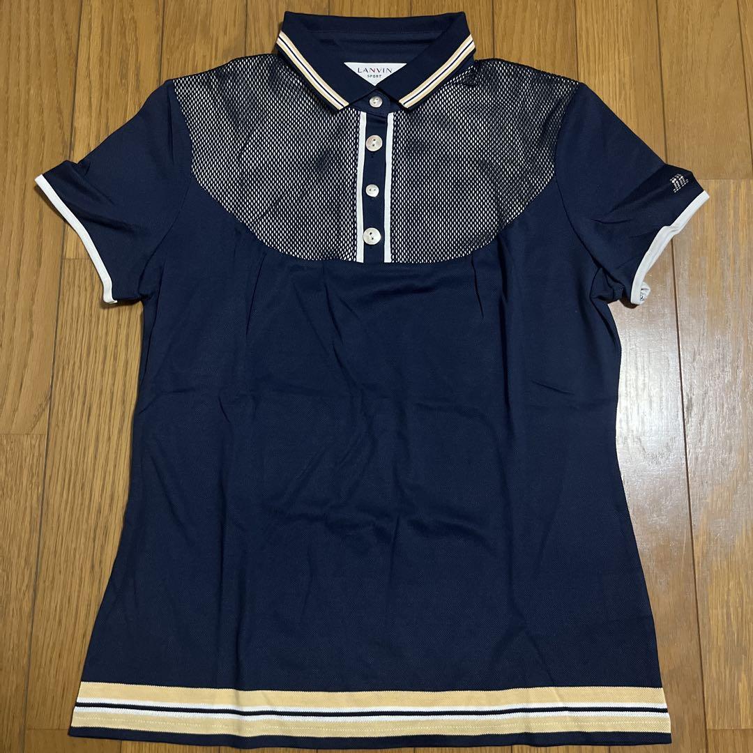 日本製★LANVIN SPORT ランバンスポール　ポロシャツ　ゴルフ