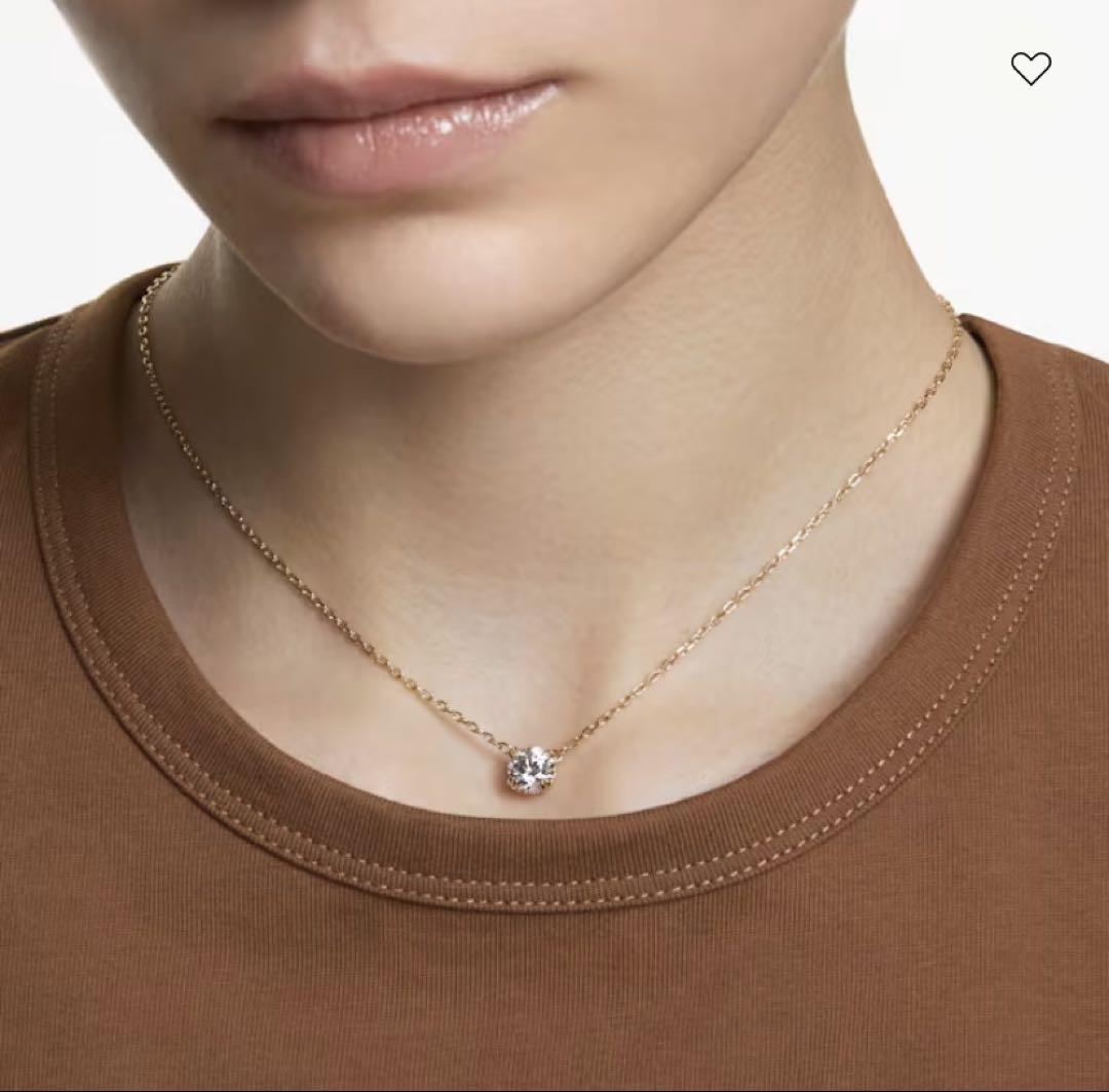 Swarovski Stilla ペンダント ネックレス | シルバートーン