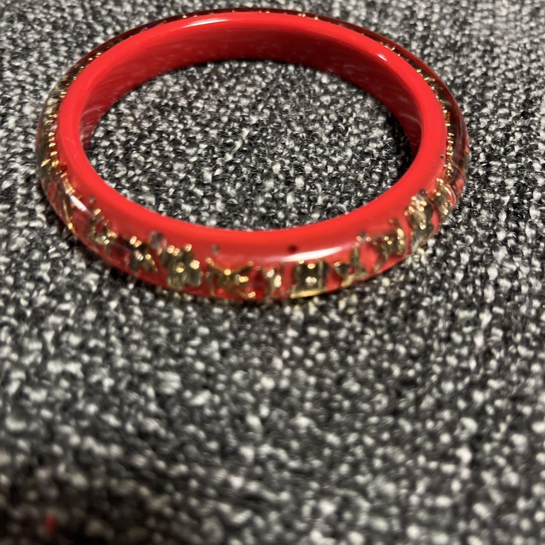 ルイヴィトン　M65578 ブラスレ　アンクルージョン　バングル　レッド