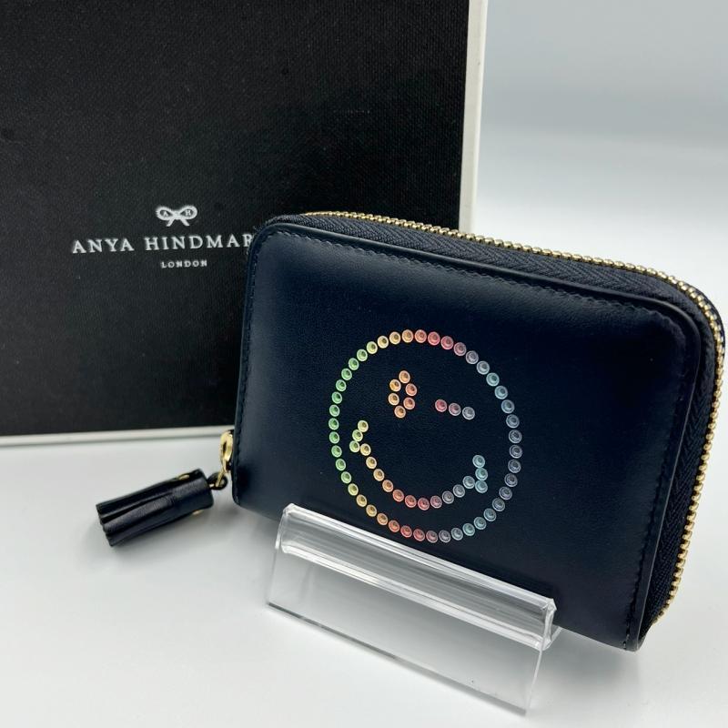 Anya Hindmarch コインケース スマイリー タッセル  マルチカラー