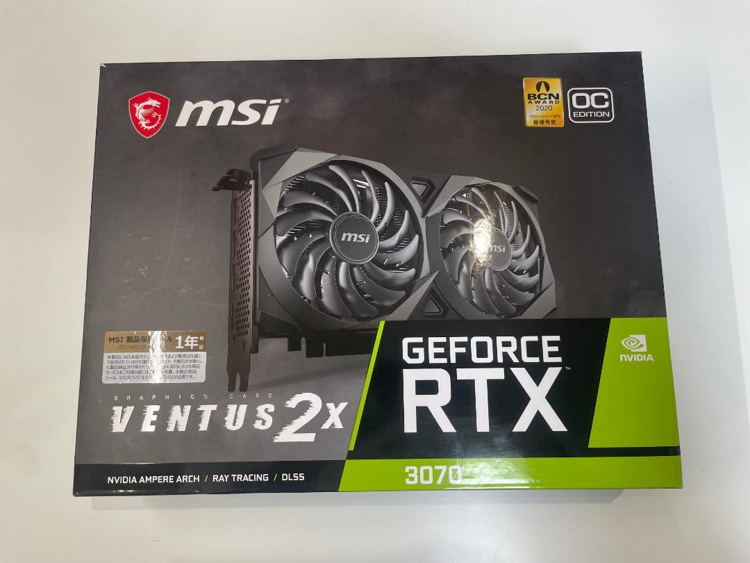 MSI GeForce RTX 3070 VENTUS 2X OC【ジャンク】 MSI GeForce RTX 3070 VENTUS 2X OC