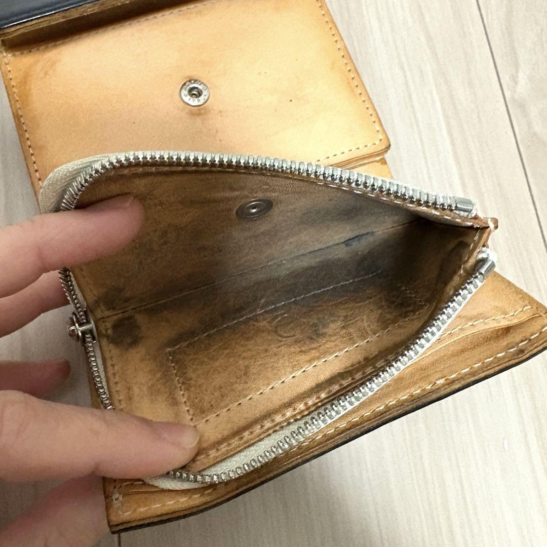 1/4迄！レア エンダースキーマ bellows wallet 三つ折り財布本革