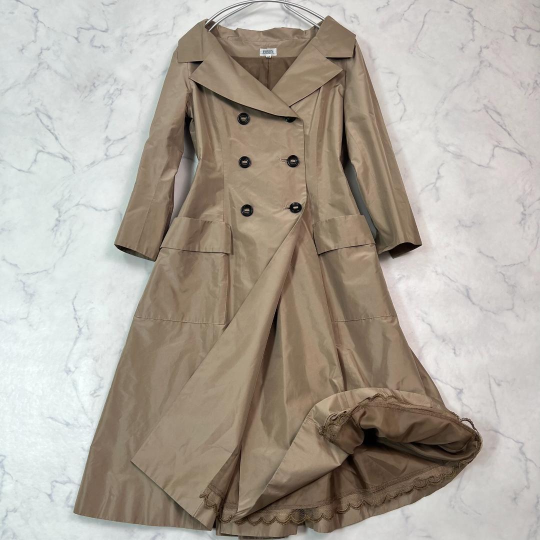 美品 ADEAM アディアム フォクシー フリルレイヤード トレンチコート ティアードトレンチコート | kawaii | axes femme online shop
