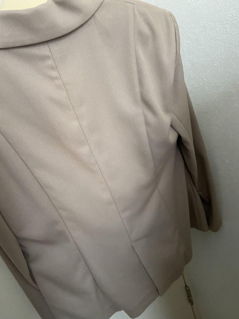 ジャケット・アウター Cordelle Belted Twill Blazer beige Cordelle Belted Twill Blazer beige