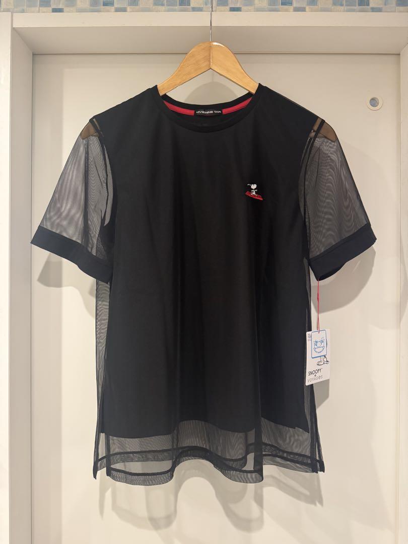 【ヴィヴィアンタム】マットヨガ スヌーピー チュール Tシャツ★タグつき