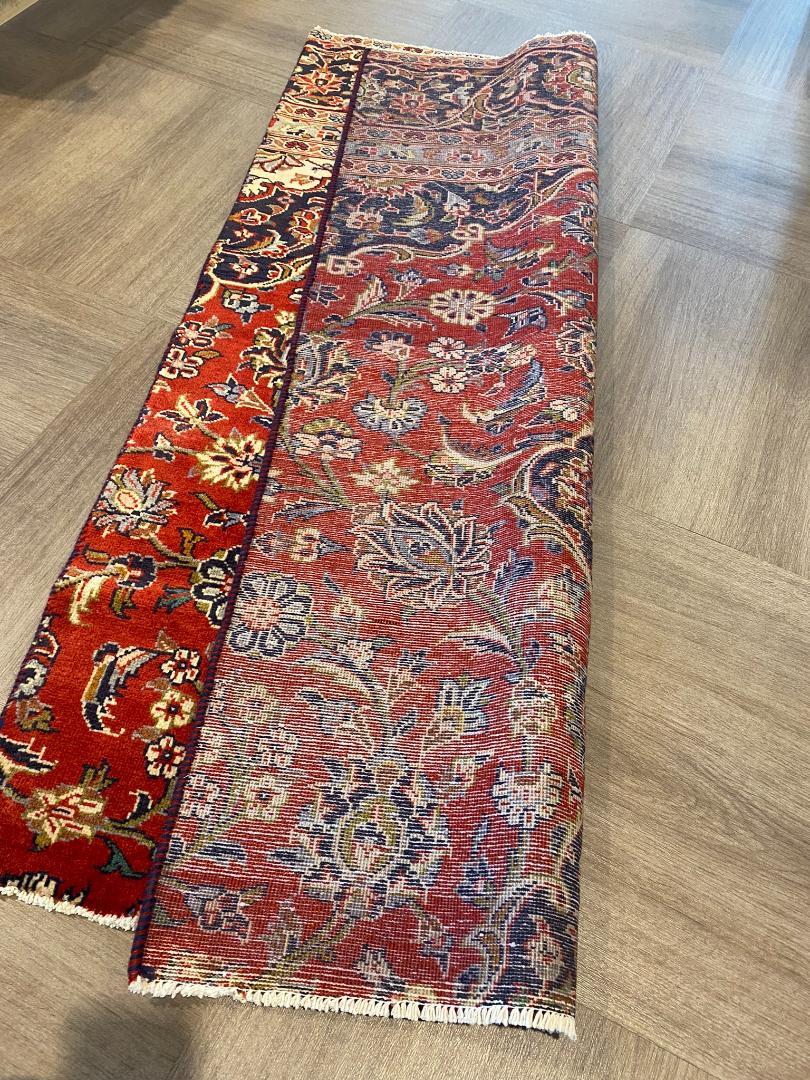 93594 ページ　145x95cm トライバル ヴィンテージ ラグ手織り