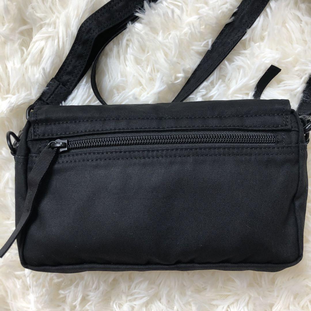 極美品⭐️PORTERポーター　ミニショルダーバッグ　フラップ付　黒
