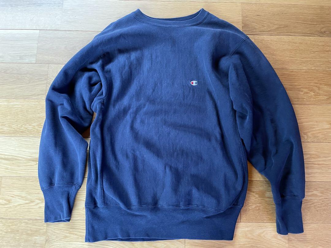 Champion リバースウィーブ 90s USA製 トリコタグ ネイビー 紺