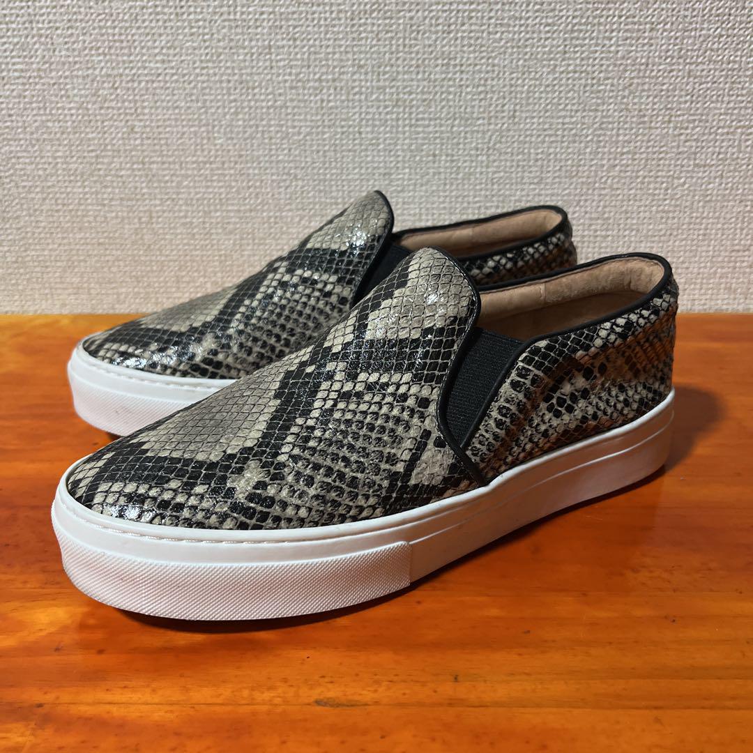 ❀美品 モヒ スリッポン ヘビ パイソン 23cm 36 5,500円