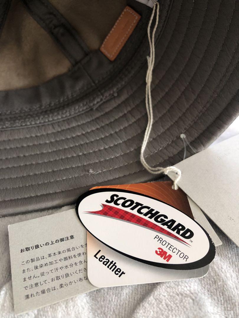 エンダースキーマ　バケットハット　シープレザー　グレイカラー