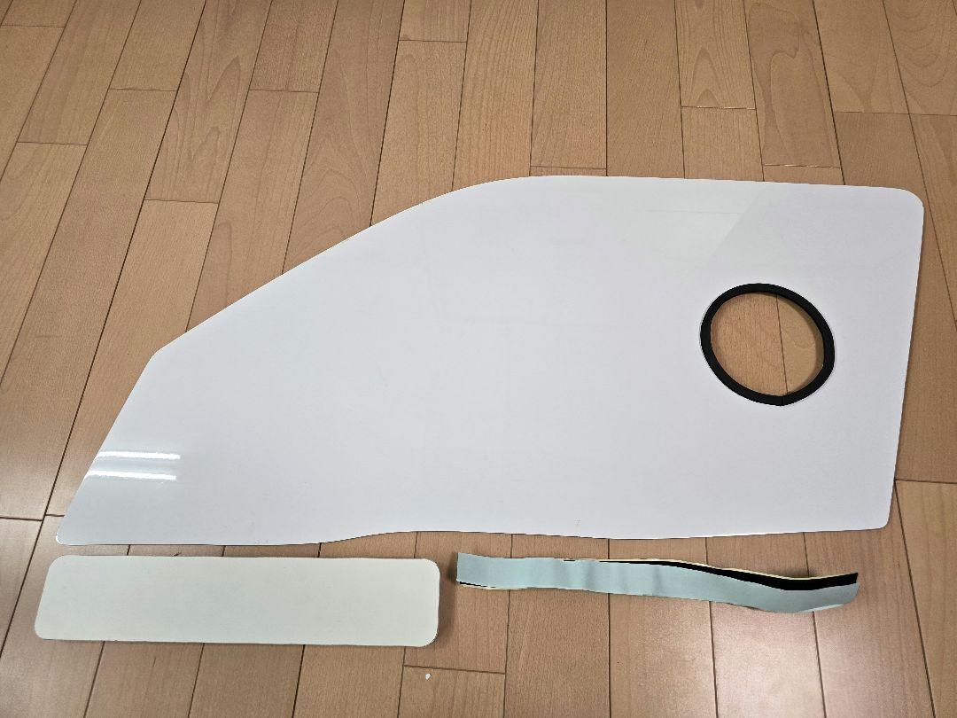 ハイエース　ポータブルクーラー　排熱窓エコフロー