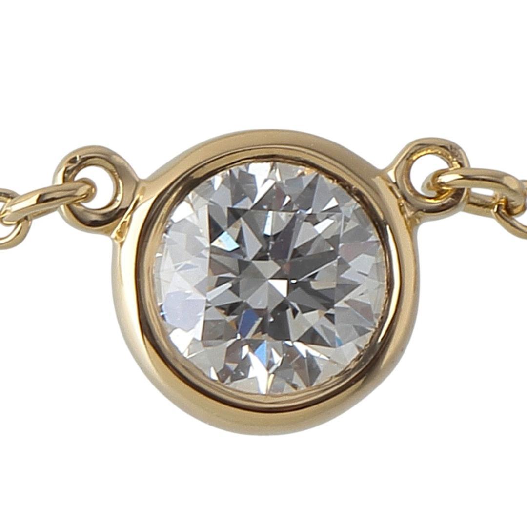ティファニー バイザヤード ダイヤ ネックレス 0.31ct【22947