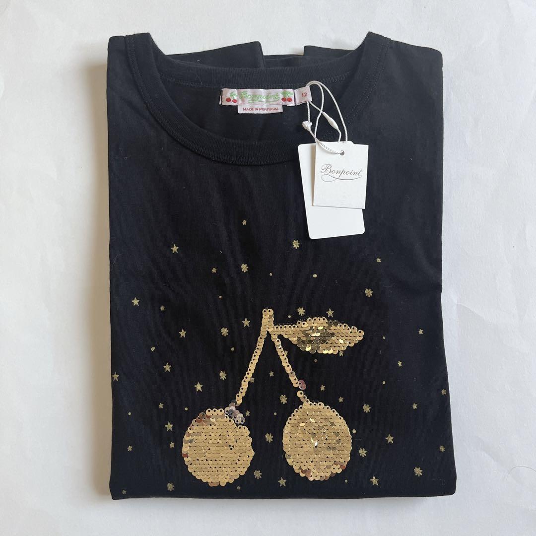 【新品未使用】ボンポワン　長袖　Tシャツ　カットソー　12a