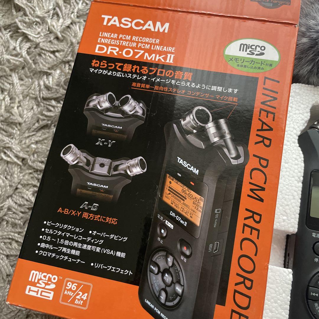 【美品ほぼ未使用】TASCAM DR-07MKII ICレコーダー