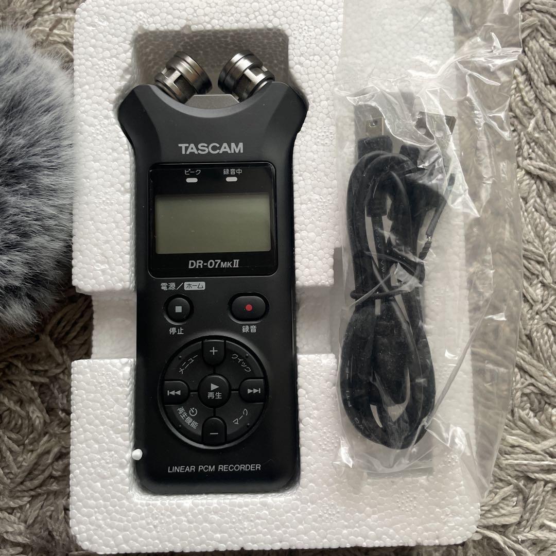 【美品ほぼ未使用】TASCAM DR-07MKII ICレコーダー