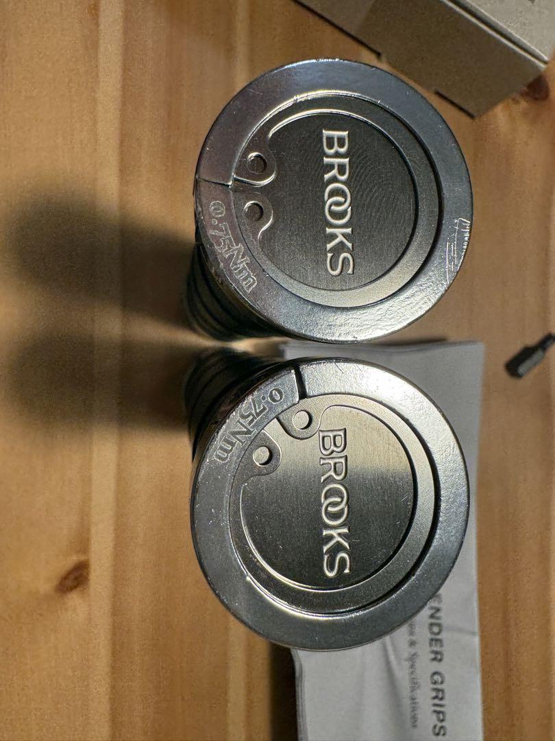 パーツ BROOKS SLENDER LEATHER GRIPS 130mm