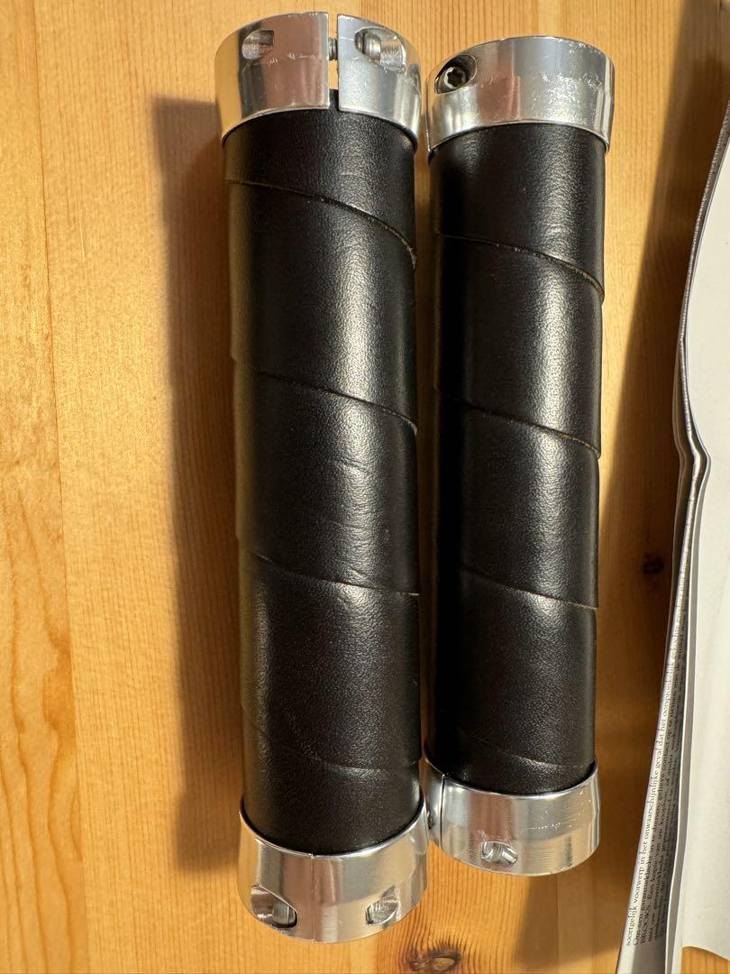 パーツ BROOKS SLENDER LEATHER GRIPS 130mm