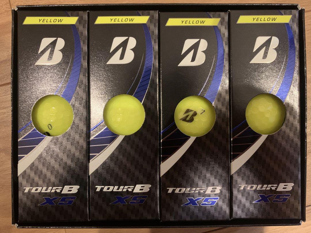 ブリヂストン ゴルフボール 2022 TOUR B XSイエロー12球入3