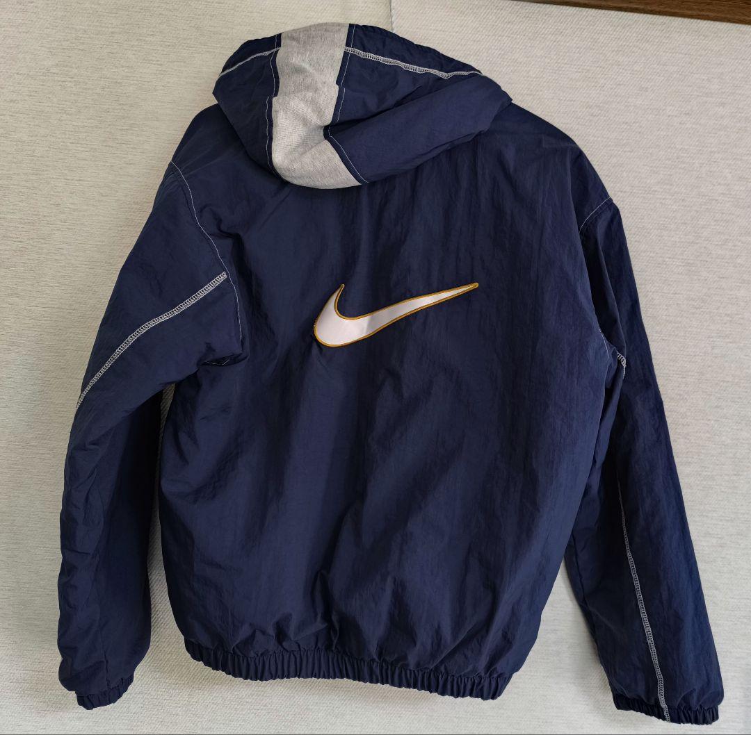 Nike フード付きナイロンジャケット ネイビー送料無料 - メルカリ