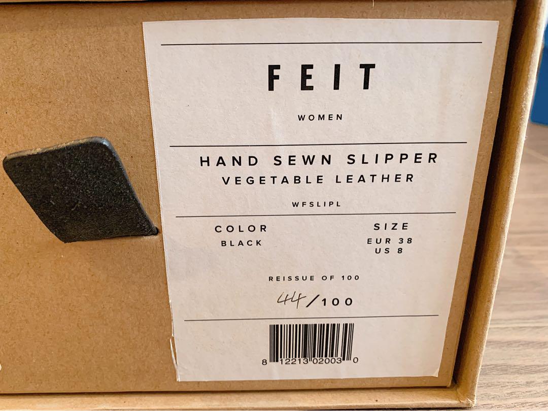 【革靴 女性25cm】FEIT HAND SEWN SLIPPER