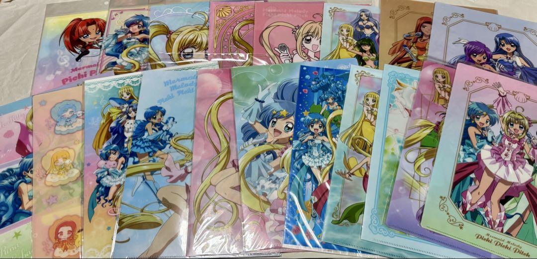 ⑬ ぴちぴちピッチ クリアファイル 台紙 シール ポスター セット