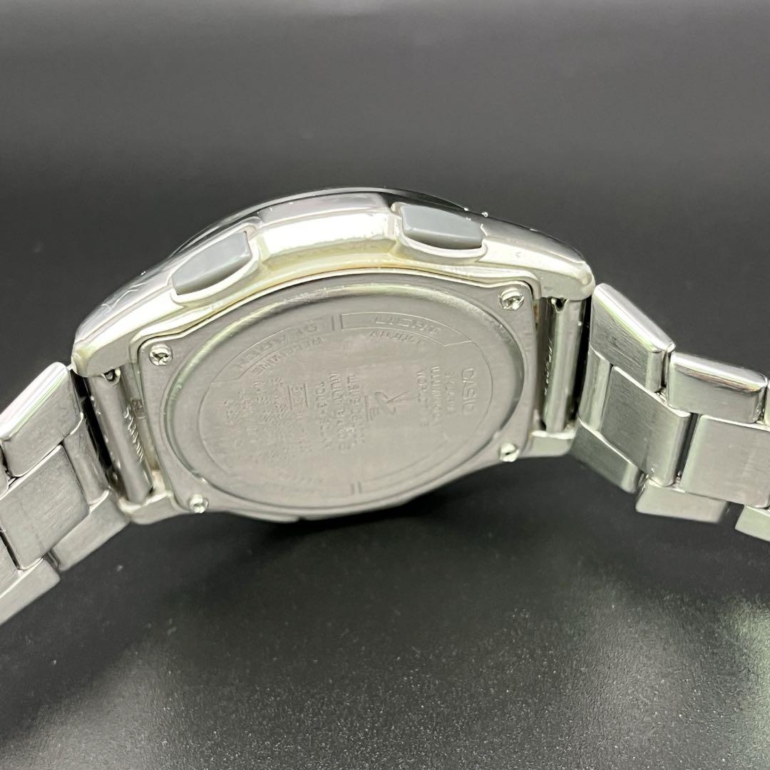 【稼動品】腕時計　CASIO ウェーブセプター 電波ソーラー 　アナデジ