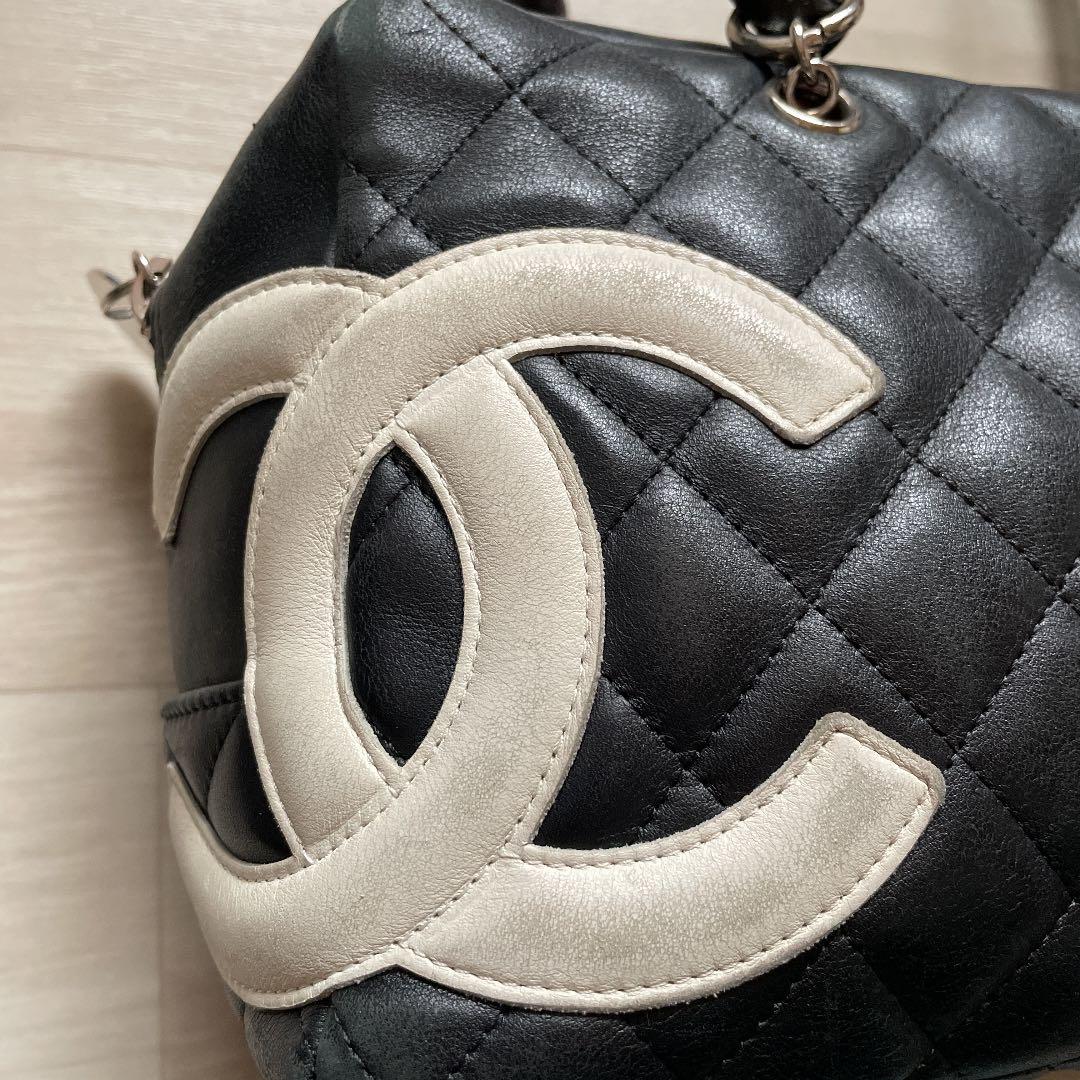 最終値下げ！！！シャネル CHANEL カンボンライン ブラック