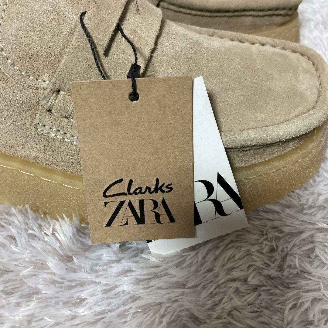 Clarks ZARA クラークス ザラ ベージュ スエード ローファー 25
