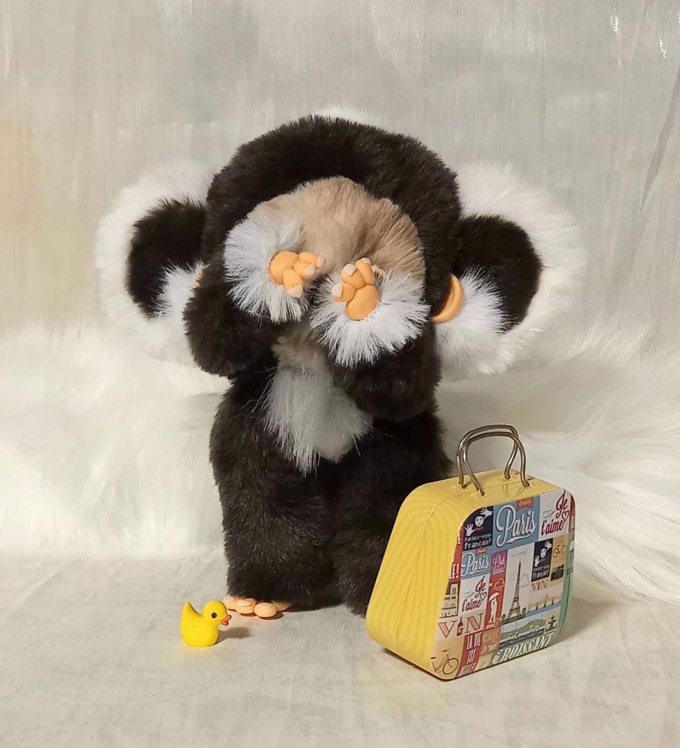 ハンドメイド・Msize可動モンキーベビちゃんのお人形・アートドール・ぬいぐるみ
