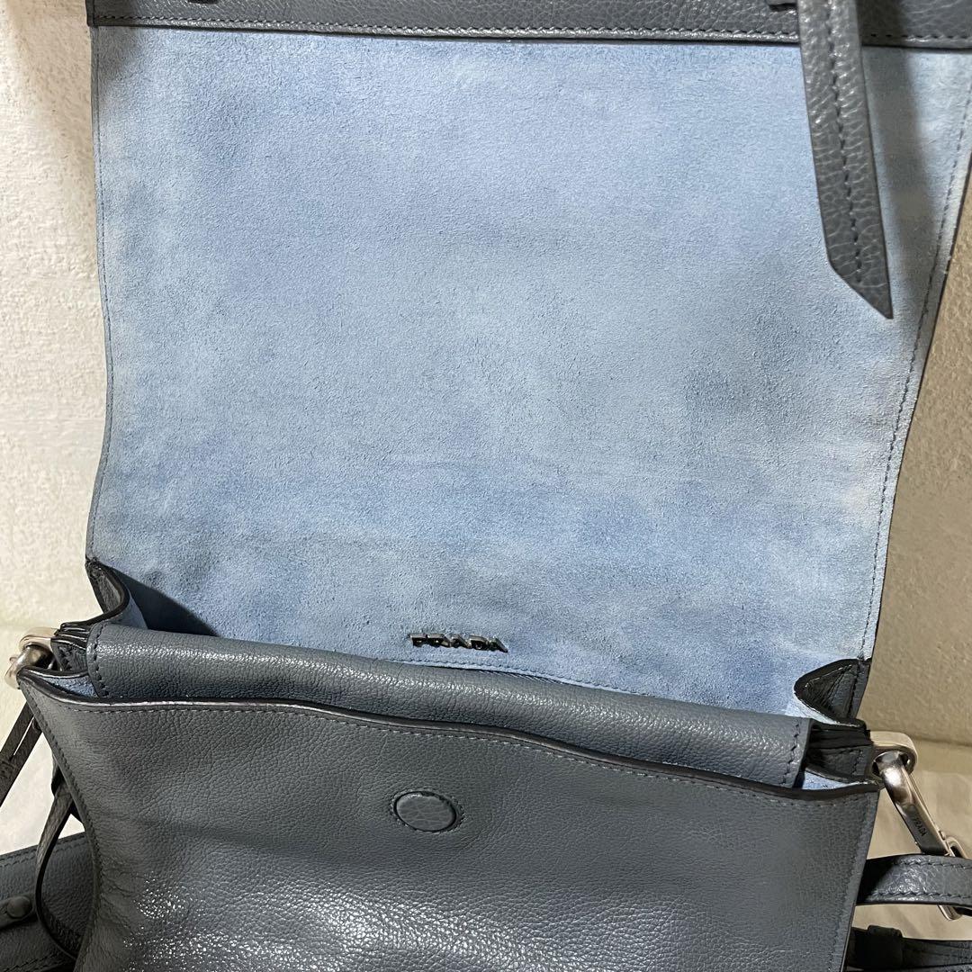 PRADA エティケットスタッズ2wayバッグ　ショルダーバッグ