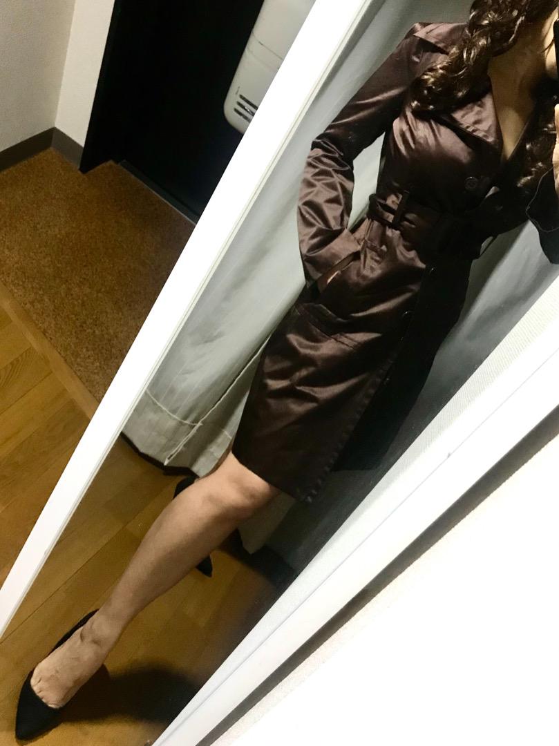 bebe コート S 3Tz9B-m20903755216 ブラウン トレンチ 格安在庫