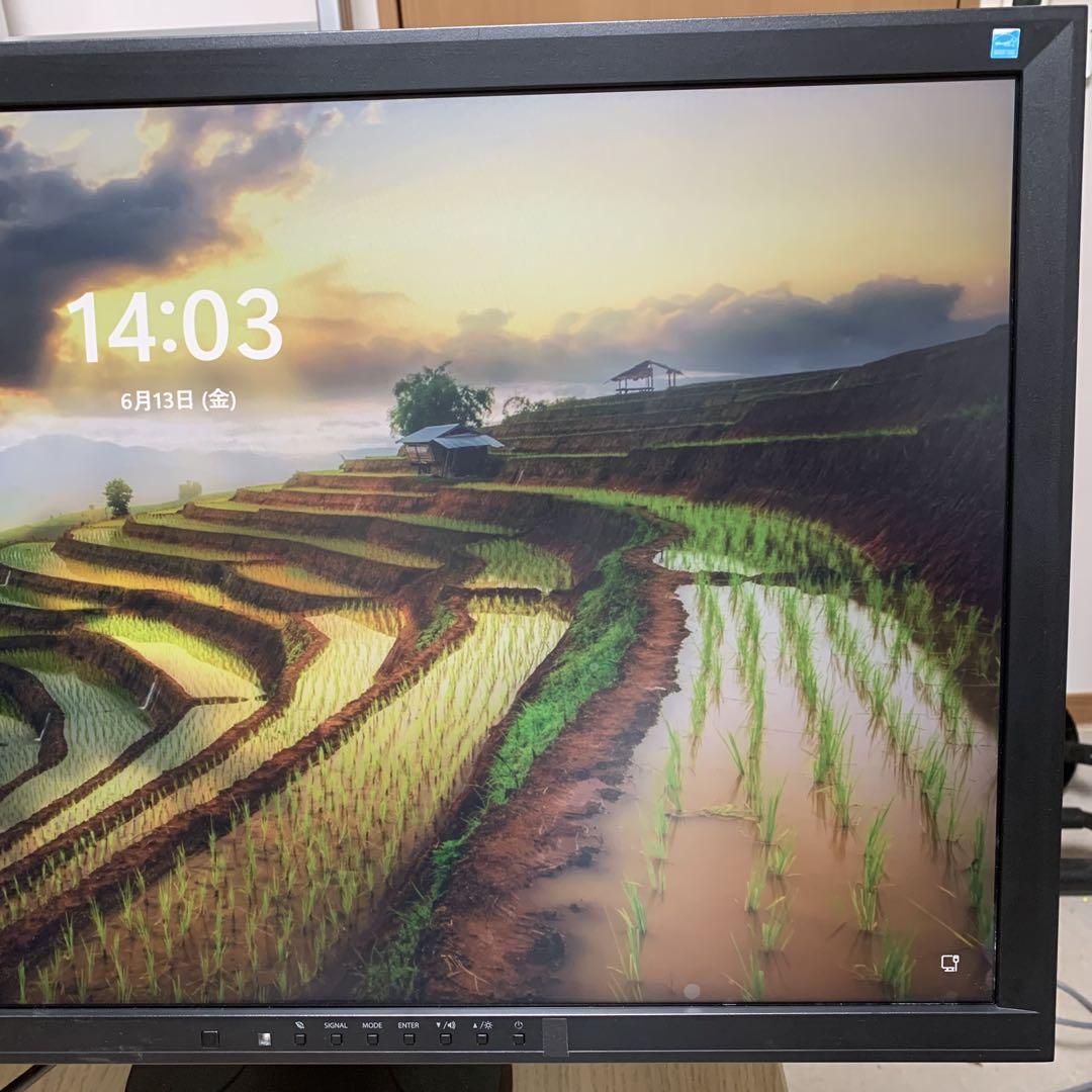 Flexscan EV2736W ブラック 黒 マットフィルム 電源コード付