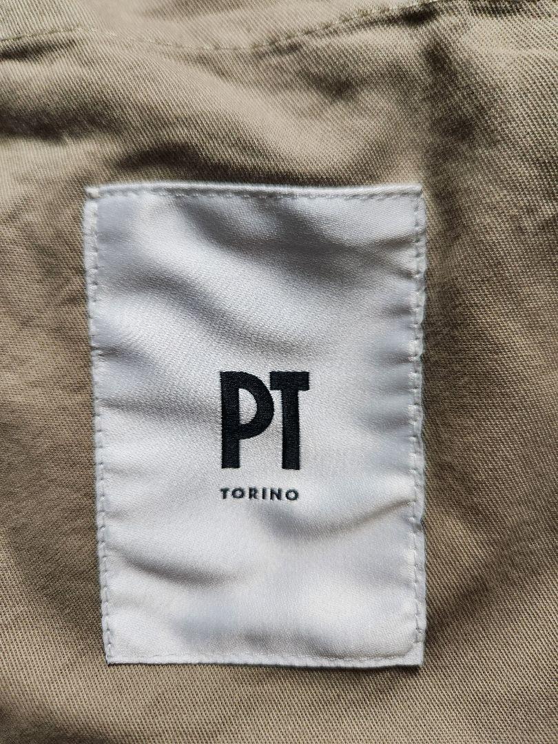 【美品】ピーティートリノ　2p　TREDICI　ワイドパンツ　茶　48　秋冬