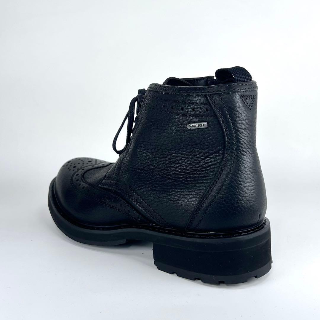 【最短翌日配送】 REGAL ウィングチップ ゴアテックス ブーツ 黒 24.024cm REGAL