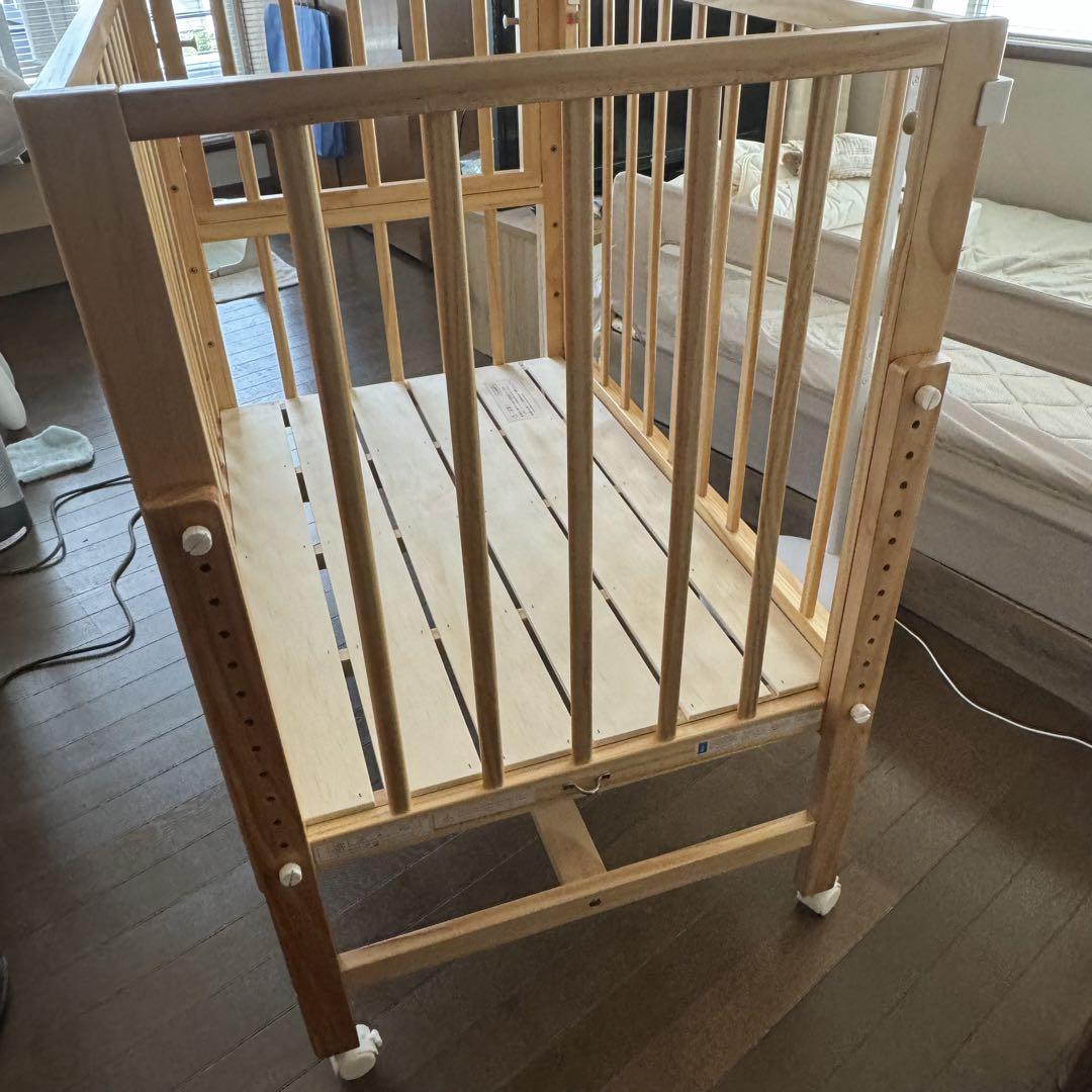 【美品】そいねーるミニ ナチュラル yamatoya マットレスなし