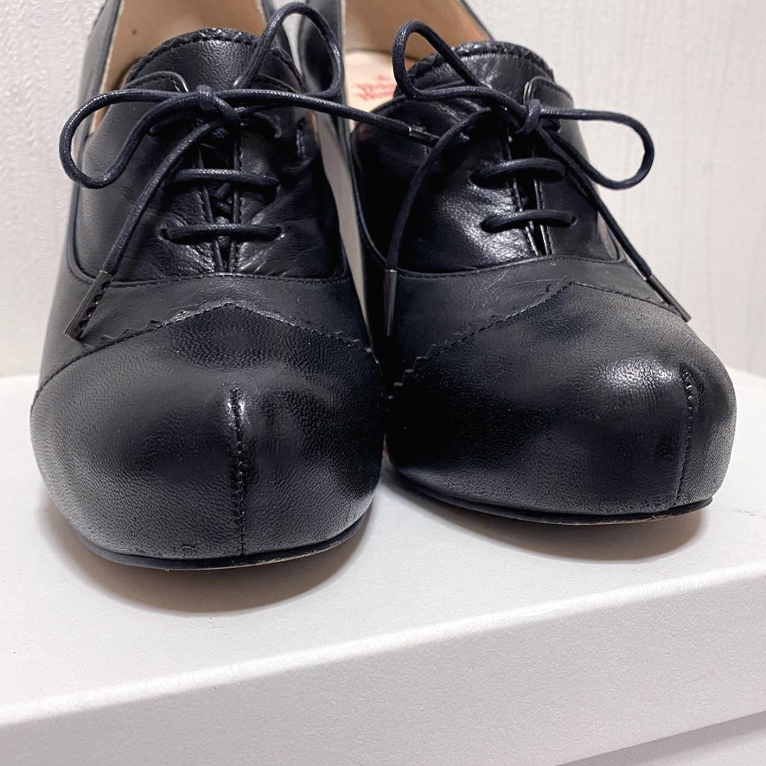 Vivienne Westwood レースアップ ハイヒール パンプス 羊皮 Vivienne Westwood レースアップ ハイヒール パンプス 羊皮